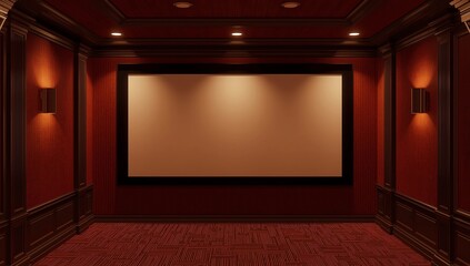 mockup of large led screen a front of shop in shopping mall