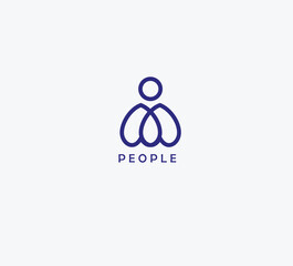 People Logo Design
Minimal & Modern Human Icon
Community, Teamwork, and Connection Branding