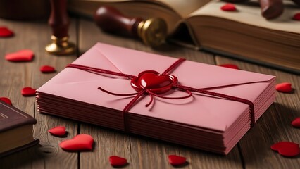 Elegant Pink Gift Box with Ribbon
