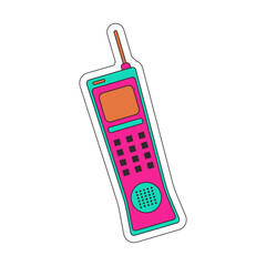 Retro Electronic Sticker