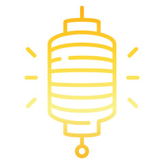 Lantern Gradient Icon