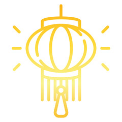 Lantern Gradient Icon
