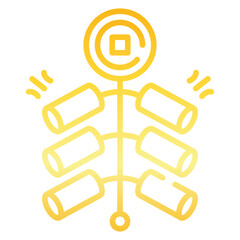 Firecracker Gradient Icon