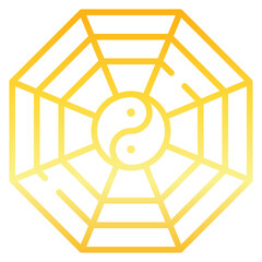 Yin Yang Gradient Icon