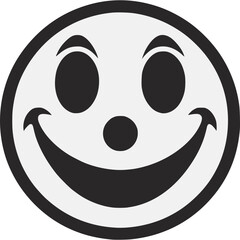 Fototapeta premium Smiley Face Icon Vector
