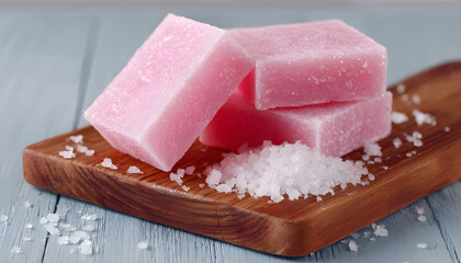 How to make pink sugar soap at home easily