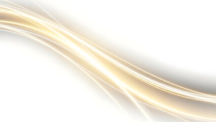 Elegant abstract golden wave lines design