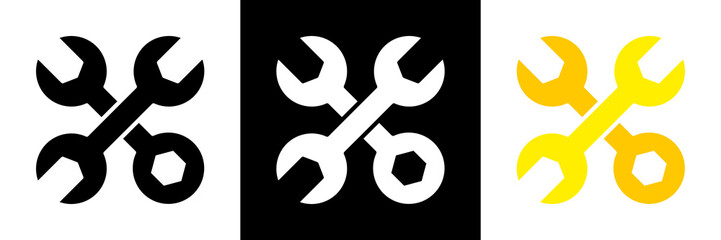 Equipment Icon Set Glyph vector Illustration 