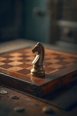 lone knight on board