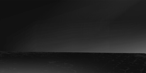 limbo black background. abstract dark gradient backdrop. color wall of studio, room, stand for product display or photo. modern banner with empty place for advertising text. vector illustration