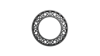 Geometric Ring Ornament
