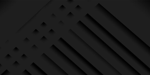 Black abstract background. Elegant dark diagonal shape elements.