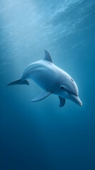 Obraz premium dolphin in the sea