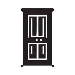 vector illustration of a modern door