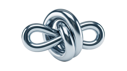 Shiny Metallic Knot