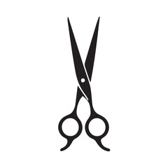 scissors on white background
