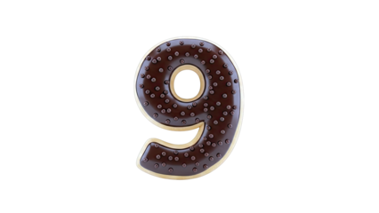 Number 9 Donut