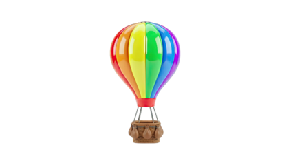 Rainbow Hot Air Balloon