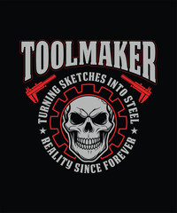 Machinist tshirt gift for machinists and toolmakers