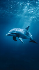Fototapeta premium dolphin in the sea
