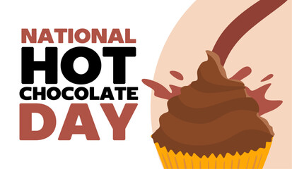 National Hot Chocolate Day with delicious chocolate