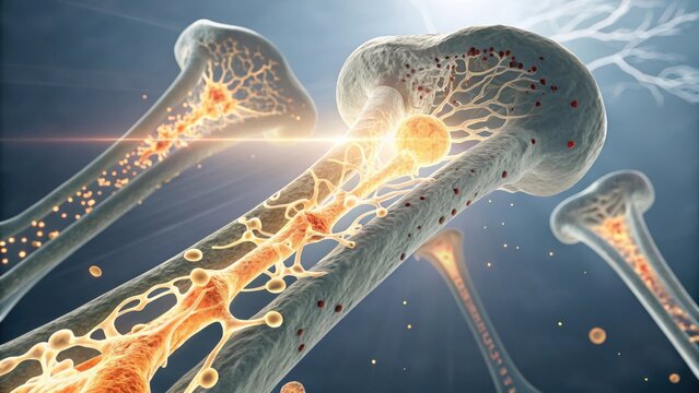 Dissolving Bone Tissue With Flowing Calcium Streams