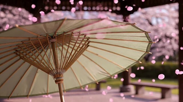 The Most Beautiful Moment Under A Cherry Blossom Rain
