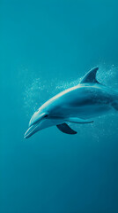 Fototapeta premium dolphin in the water