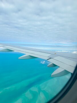 view from airplane window