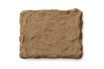 Rough natural stone tablet with blank copy space