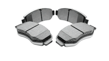 Set of Four High-Performance Brake Pads