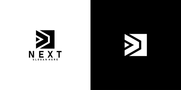 next move logo design vector art