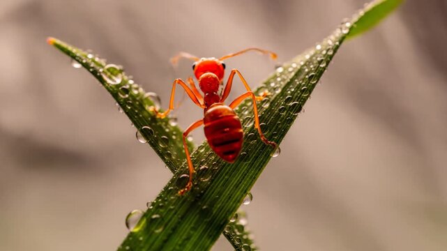 The Red Ant That Looks Like a Monster Macro Nature Photography