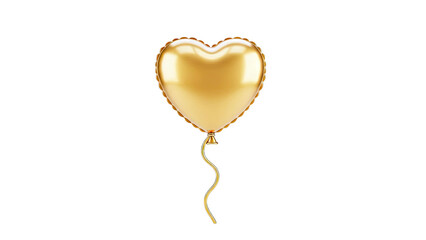 Golden Heart Balloon