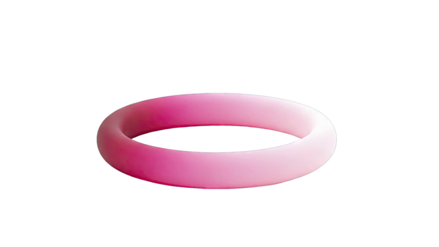 Pink Torus - Powered by Adobe