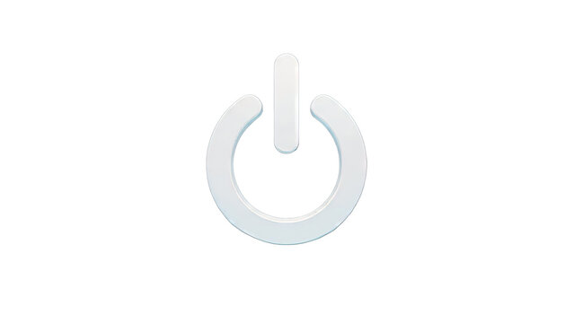 Power Symbol Icon - Powered by Adobe