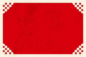 retro vintage red background with frame 