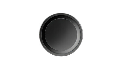 Black concentric circles on a gray background