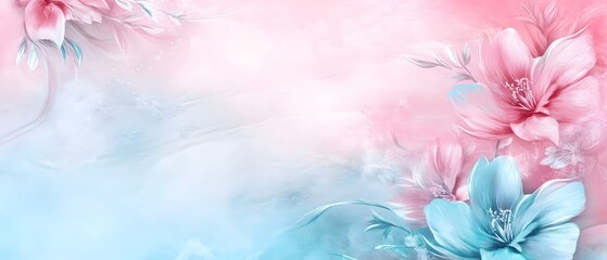 Baptism card invitation�pastel background.