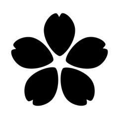 Obraz premium 桜のアイコン_ベクターイラスト