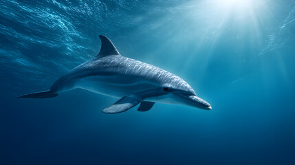 Fototapeta premium Dolphin in the water