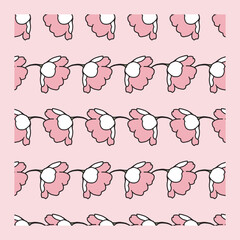 Pastel Blossom Seamless Floral Pattern for Spring and Sakura Theme. Ideal for spring designs, fabric prints, stationery, packaging, wallpapers, and floral themed products.
