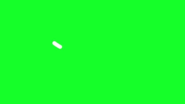 Up White Arrow Animation on Green Screen 4K, Bouncing Pointer Motion Graphic for Callouts, Highlights, and UI Navigation