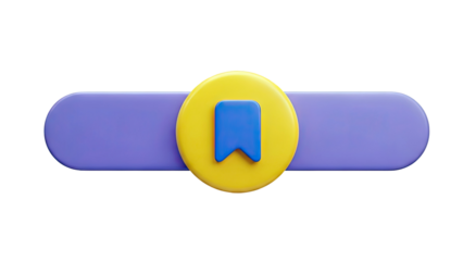 3D Bookmark Icon