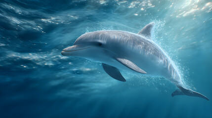 dolphin in the water