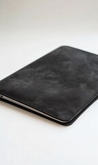 Stylish Black Leather Laptop Sleeve for Modern Professionals