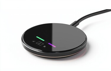 Modern Wireless Charger with LED Indicator for Smartphones and Devices