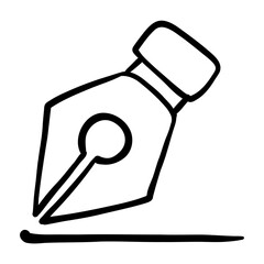 pen hand drawn icon