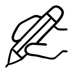 write hand drawn icon