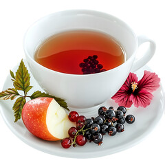 Hot Tea Beverage with Chocolate Chip Cookies &ndash; Cozy Snack.hot tea beverage, tea with chocolate chip cookies, cozy snack, tea and cookies, hot tea cup, chocolate chip cookies snack, cozy tea break, tea